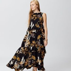 Free People Floral Anita Printed Maxi Dress. Size Large.